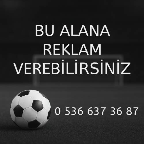 Bu Alana Reklam Verebilirsiniz