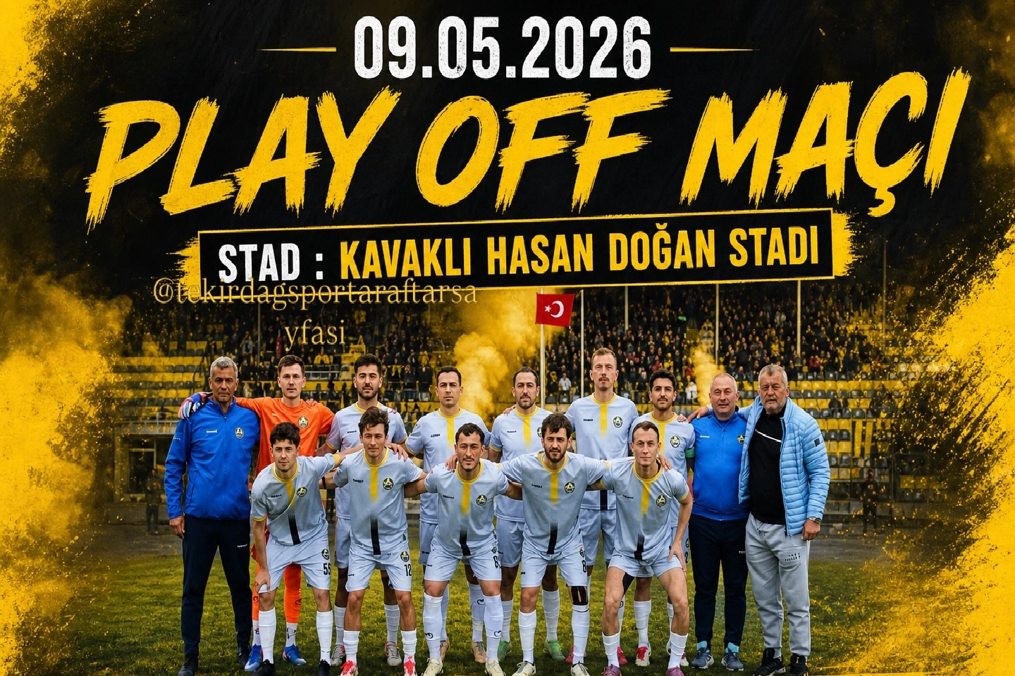 Tekirdağ Spor Play Off Maç Programı