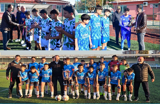 U 14 Ligi A, C ve E Grubu Şampiyonları Kupalarını Aldı