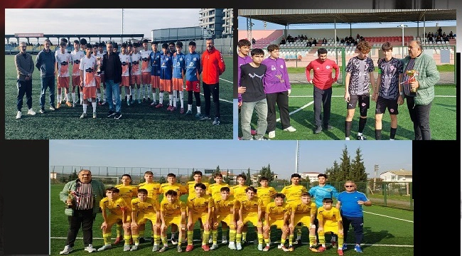 U 16 Ligi A , B ve C Grubu Şampiyonları Kupalarını Aldı 
