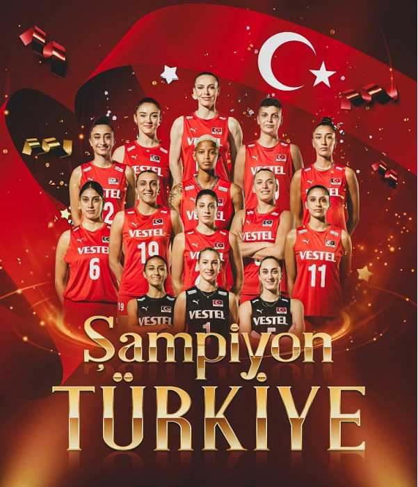 Filenin Sultanları üst üste 2. kez Avrupa Şampiyonu!